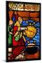 Window W2 Depicting the Creation of the Sun and Moon-null-Mounted Giclee Print