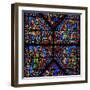 Window W2 Depicting the Magi with Herod, Annunciation to the Shepherds-null-Framed Giclee Print