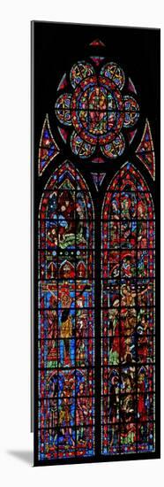 Window W200 Depicting Passion Scenes-null-Mounted Premium Giclee Print