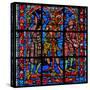 Window W200 Depicting the Flagellation-null-Stretched Canvas