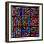 Window W200 Depicting the Flagellation-null-Framed Giclee Print