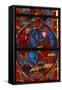 Window W201 Depicting St Maurice before Emperor Diocletian-null-Framed Stretched Canvas