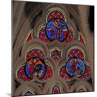 Window W202 Depicting Abraham and Isaac Sacrifice-null-Mounted Giclee Print