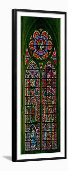 Window W202 Depicting Scenes from the Life of St John-null-Framed Giclee Print