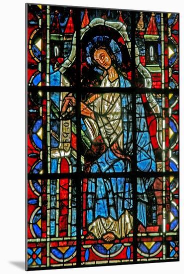 Window W202 Depicting St John Writing the Gospel-null-Mounted Giclee Print