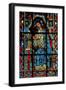 Window W202 Depicting St John Writing the Gospel-null-Framed Giclee Print