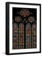 Window W203 Depicting a Saint and Knights-null-Framed Giclee Print