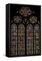 Window W203 Depicting a Saint and Knights-null-Framed Stretched Canvas