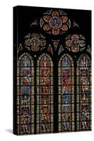 Window W203 Depicting a Saint and Knights-null-Stretched Canvas