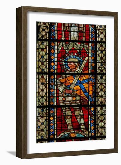 Window W203 Depicting St Sebastian-null-Framed Giclee Print