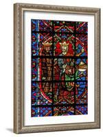 Window W203 Depicting the Adoration of the Magi-null-Framed Giclee Print