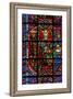 Window W203 Depicting the Adoration of the Magi-null-Framed Giclee Print