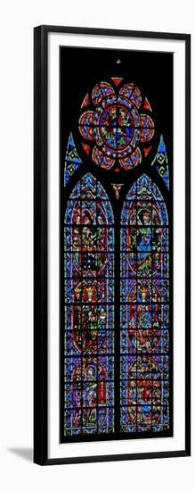 Window W203 Depicting the Annunciation and Childhood of Christ-null-Framed Giclee Print