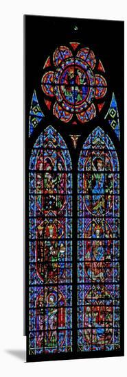 Window W203 Depicting the Annunciation and Childhood of Christ-null-Mounted Giclee Print