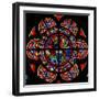 Window W203 Depicting the Flight into Egypt-null-Framed Giclee Print