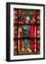 Window W205 Depicting a Saint and Bishop-null-Framed Giclee Print