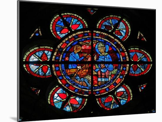 Window W205 Depicting St Nicholas Blessing an Oarsman-null-Mounted Giclee Print