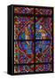 Window W207 Depicting Adam and Eve and the Serpent-null-Framed Stretched Canvas