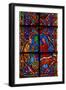 Window W207 Depicting Labourers-null-Framed Giclee Print