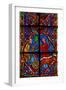 Window W207 Depicting Labourers-null-Framed Giclee Print