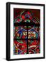 Window W209 Depicting a Scene from a Legend of St Nicholas-null-Framed Giclee Print