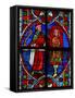 Window W209 Depicting the Statue of St Nicholas-null-Framed Stretched Canvas