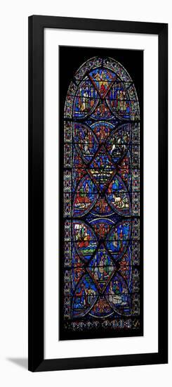 Window W21 Depicting Scenes from the Life of St Eustache-null-Framed Giclee Print