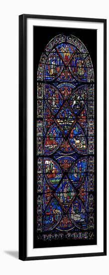 Window W21 Depicting Scenes from the Life of St Eustache-null-Framed Giclee Print
