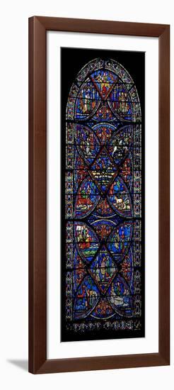 Window W21 Depicting Scenes from the Life of St Eustache-null-Framed Giclee Print