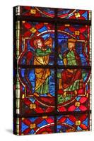 Window W212 Depicting a Scene from the Legend of St John: the Saint Drinks the Poisoned Cup-null-Stretched Canvas