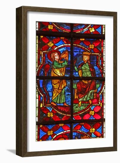 Window W212 Depicting a Scene from the Legend of St John: the Saint Drinks the Poisoned Cup-null-Framed Giclee Print