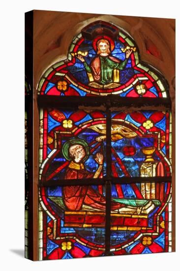 Window W212 Depicting the Death and Assumption of St John-null-Stretched Canvas