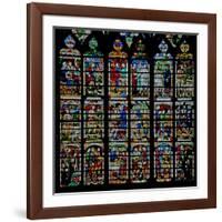 Window W232 Depicting Scenes from the Story of Daniel-null-Framed Giclee Print