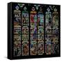 Window W232 Depicting Scenes from the Story of Daniel-null-Framed Stretched Canvas