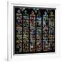 Window W232 Depicting Scenes from the Story of Daniel-null-Framed Giclee Print