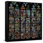 Window W232 Depicting Scenes from the Story of Daniel-null-Framed Stretched Canvas