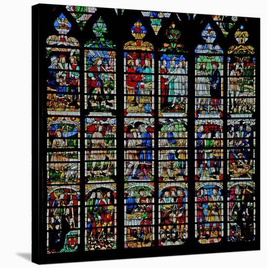 Window W232 Depicting Scenes from the Story of Daniel-null-Stretched Canvas