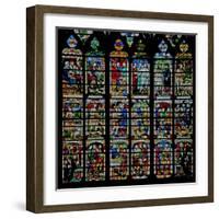 Window W232 Depicting Scenes from the Story of Daniel-null-Framed Giclee Print