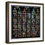 Window W232 Depicting Scenes from the Story of Daniel-null-Framed Giclee Print