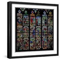 Window W232 Depicting Scenes from the Story of Daniel-null-Framed Giclee Print