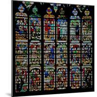 Window W232 Depicting Scenes from the Story of Daniel-null-Mounted Giclee Print