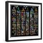 Window W232 Depicting Scenes from the Story of Daniel-null-Framed Premium Giclee Print