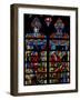 Window W234 Depicting Joseph Is Lowered into the Pit-null-Framed Giclee Print