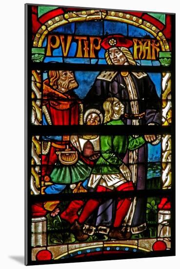 Window W234 Depicting Joseph Is Sold to Potiphar-null-Mounted Giclee Print