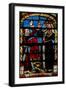 Window W234 Depicting Potiphar Is Angry-null-Framed Giclee Print
