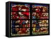 Window W236 Depicting Belshazzar's Feast-null-Framed Stretched Canvas