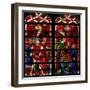 Window W236 Depicting Daniel Is Urged to Intervene-null-Framed Giclee Print