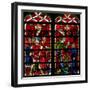 Window W236 Depicting Daniel Is Urged to Intervene-null-Framed Giclee Print