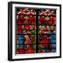 Window W236 Depicting the Daniel Story: Suzanne Is Led to Her Supplication-null-Framed Giclee Print