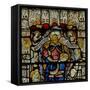 Window W24 Depicting the Te Deum: God and Angels-null-Framed Stretched Canvas